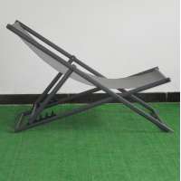 steel sling chair beach garden folding camping furniture folding chair