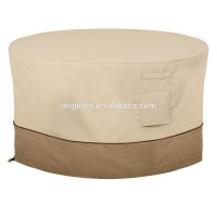 All Weather Dust Protector Rain Resistant  Patio Outdoor Garden Waterproof Fire Pit Round Table Cover