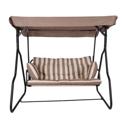 New Design Outdoor 3 Seat Patio Swing Garden Swing Chair With Canopy