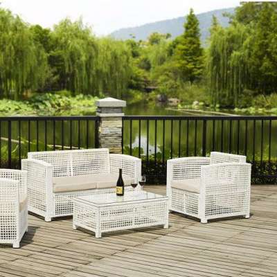 All Weather Patio Furniture Wicker Used Rattan Wicker Sofa Furniture