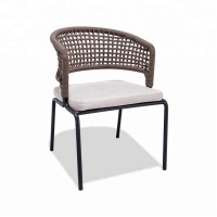 Outdoor Rope Chair Furniture with Cushion