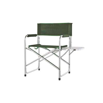 High Quality Folding Camping Strong Fishing Chair Aluminium Beach Director Chair With Side Table