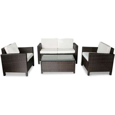 Best Selling Fashion KD Rattan Furniture Outdoor Rattan Sofa Set  Rattan Garden sofas