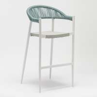 Simple and elegant design Leisure drink area bar club rope high stool chair