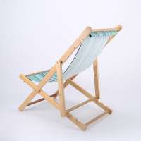 Classic luxury outdoor  furniture Wooden deck chair