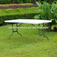 Wholesale White Cheap Outdoor Plastic Folding table for sale